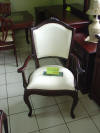 tropical hardwood teak dining or side chair
